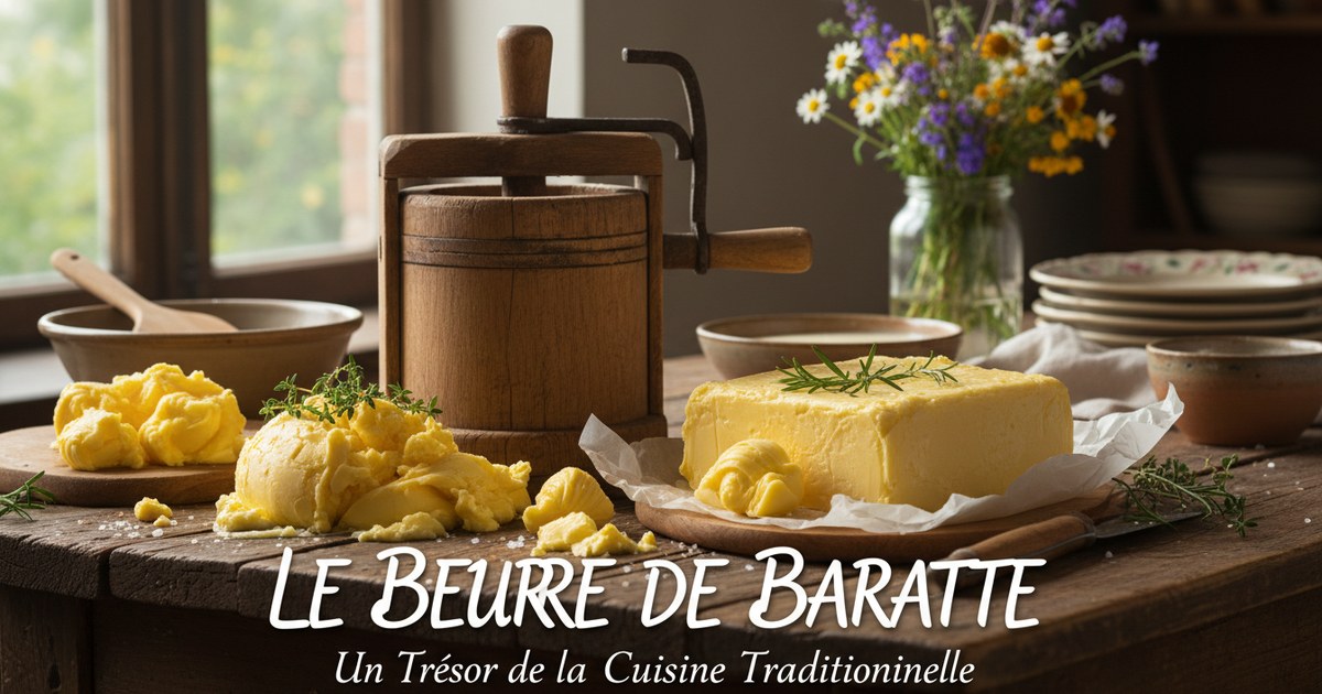 Le beurre de baratte, un trésor de la cuisine traditionnelle
