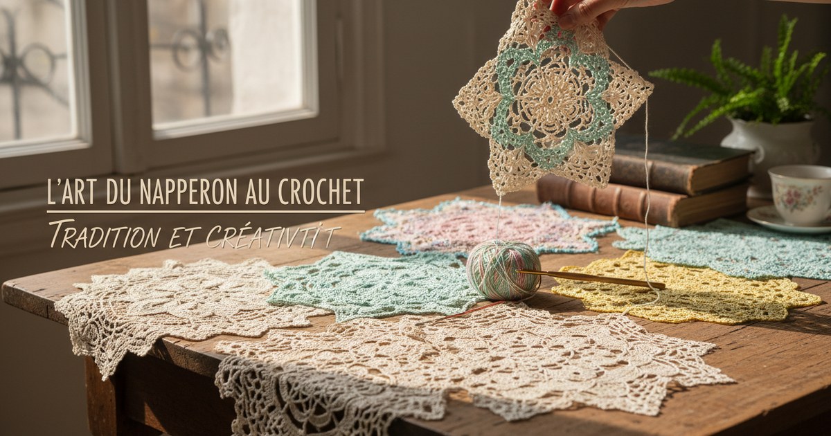 L’art du napperon au crochet : tradition et créativité