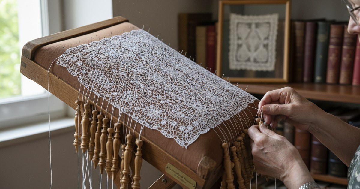 La dentelle aux fuseaux : un art textile millénaire